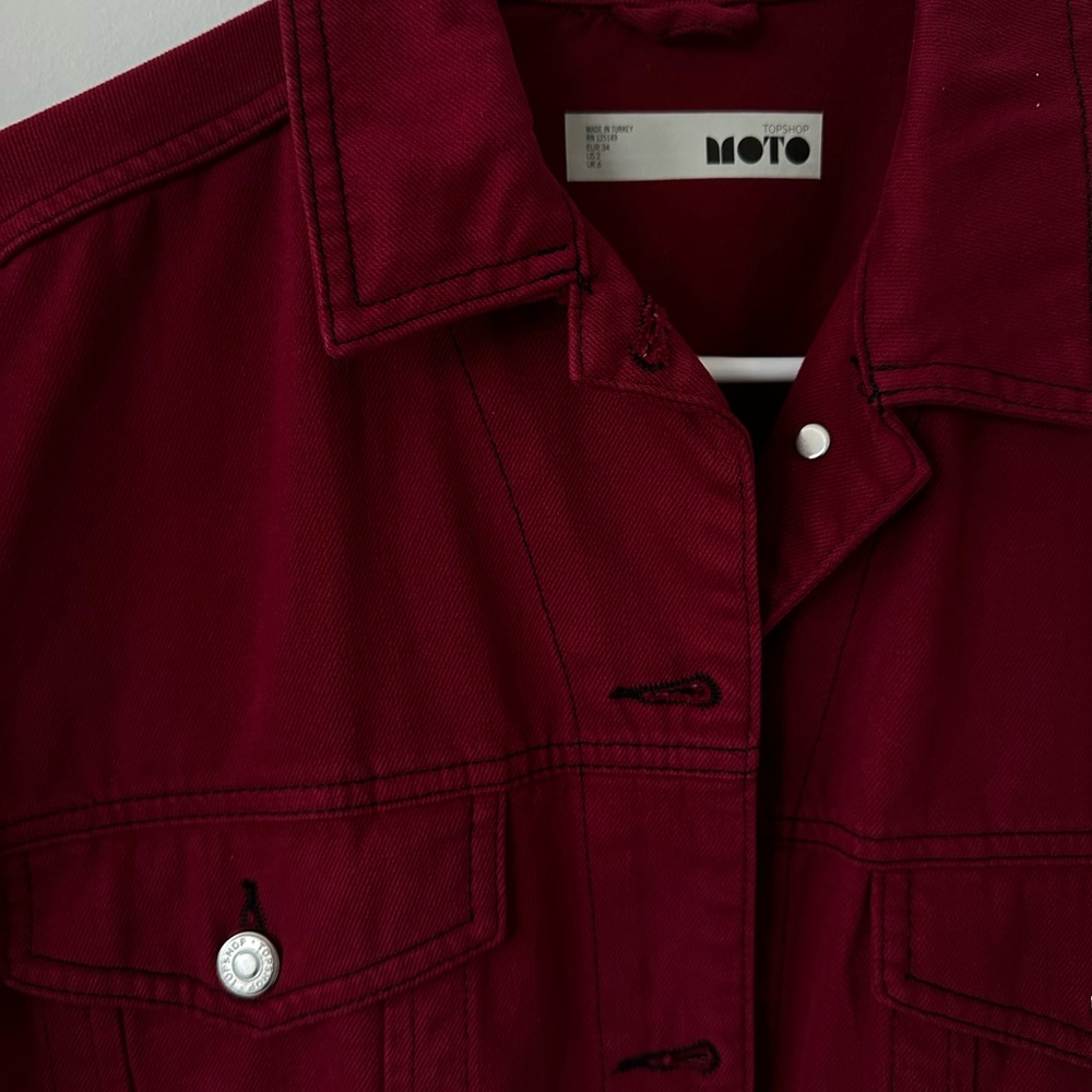 Red Denim Jacket - Picture 4 of 4